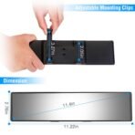 Universal Clip-On Panoramic Anti-Glare Car Rearview Mirror - Image 6