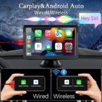 7-Inch HD Wireless CarPlay & Android Auto Car Display - Image 3