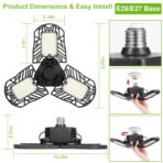 Ultra-High LED Garage Light with Adjustable Panels - Image 5