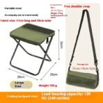 Outdoor Portable Folding Stool & Backpack Handbag - Image 3