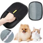 Dual-Sided Pet Hair Remover Grooming Mitt