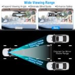 Universal Clip-On Panoramic Anti-Glare Car Rearview Mirror - Image 8