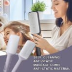 4 In 1 Self Cleaning Hair Brush - Image 5