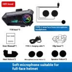 Helmet Bluetooth Headset with Y10 Intercom - Image 4