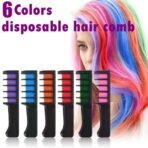 6 Color Temporary Hair Dye Comb Set