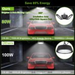 Ultra-High LED Garage Light with Adjustable Panels - Image 6