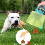 Portable Eight-Claw Dog Pooper Scooper with Built-In Waste Bag Dispenser - Image 8