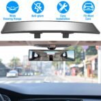 Universal Clip-On Panoramic Anti-Glare Car Rearview Mirror