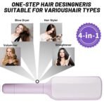 4 In 1 Self Cleaning Hair Brush - Image 2