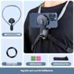 Magnetic Neck Strap Mount Mobile & Camera Holder - Image 7