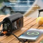 Portable 100W Wireless Car Tire Inflator & Air Pump with Digital Pressure Gauge - Image 6