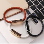 Braided Leather USB Charging Cable & Wearable Bracelet Charger - Image 7