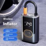 Portable 100W Wireless Car Tire Inflator & Air Pump with Digital Pressure Gauge - Image 3