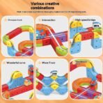 Magic Cube DIY Magnetic High-Speed Track Car - Image 3