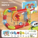 Magic Cube DIY Magnetic High-Speed Track Car - Image 4