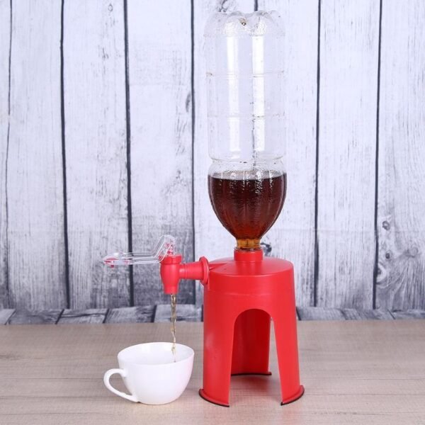 Upside-Down Portable Soda & Beverage Dispenser