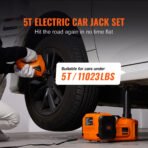 VEVOR 5-Ton Electric Hydraulic Car Jack Kit