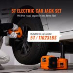 VEVOR 5-Ton Electric Hydraulic Car Jack Kit