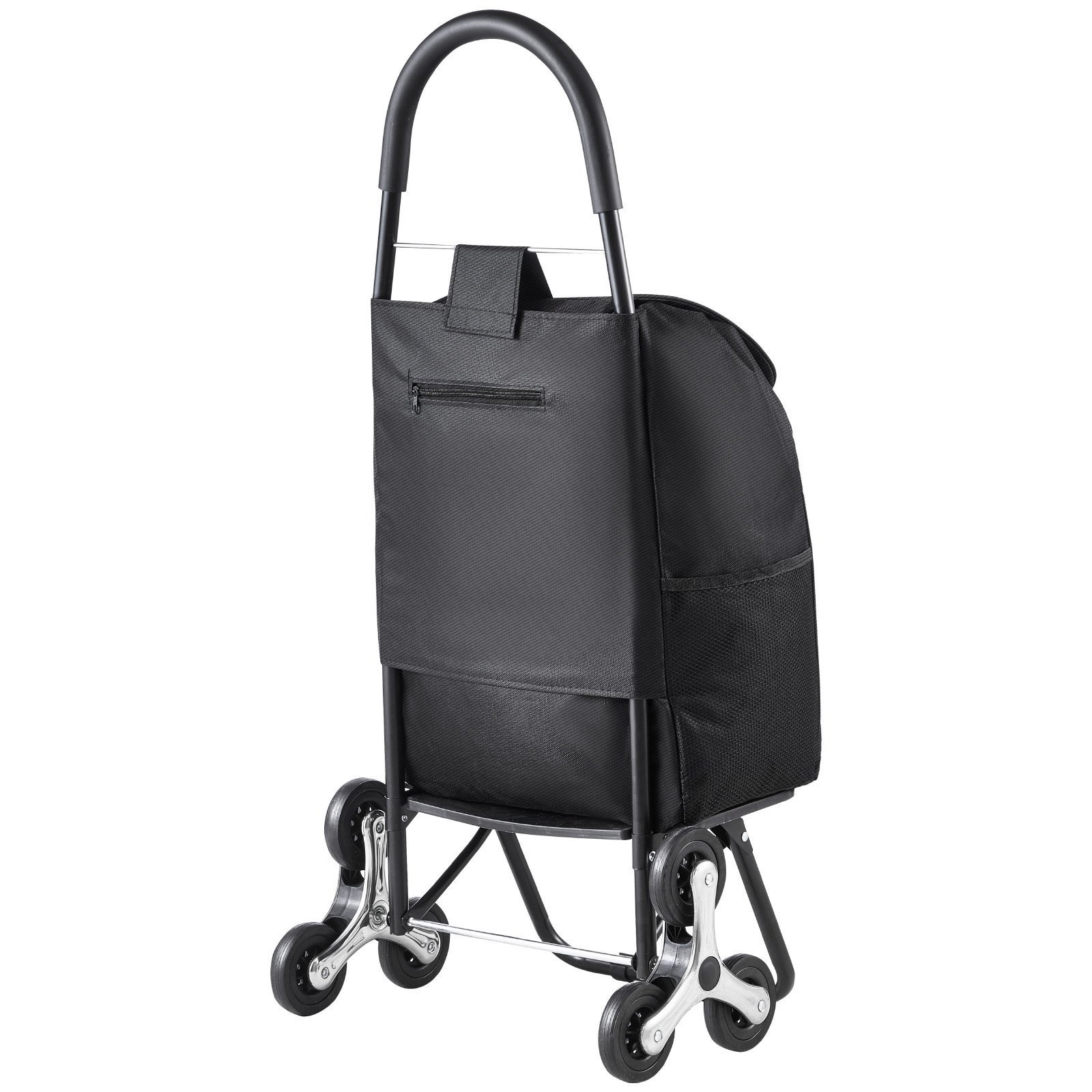 3c561e86-8c15-46ae-8ae2-2494d2ebfb09.jpg VEVOR Stair Climbing Foldable Shopping Cart - Image 1
