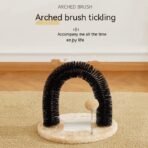 2-in-1 Cat Grooming Arch & Scratcher - Image 4