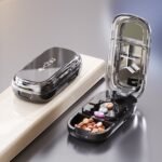 2-in-1 Portable Pill Cutter & Medicine Box