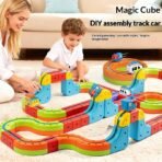 Magic Cube DIY Magnetic High-Speed Track Car - Image 8